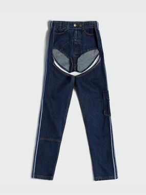 Adidas x Ivy park Denim Jean Chaps